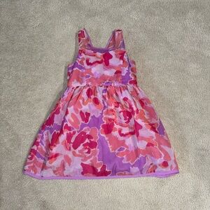 Lilly Pulitzer Pink and Purple Floral Kids Dress